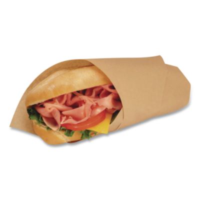 Bagcraft Ecocraft Grease-Resistant Paper Wraps And Liners, Natural, 15 X 16, 1,000/box, 3 Boxes/carton (BGC300898) BGC300898