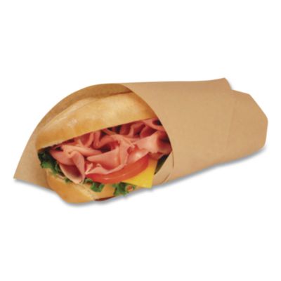 Bagcraft Ecocraft Grease-Resistant Paper Wraps And Liners, Natural, 14 X 14, 1,000/box, 4 Boxes/carton (BGC300899) BGC300899