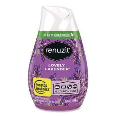 Renuzit Adjustables Air Freshener, Lovely Lavender, 7 Oz Cone, 12/carton (AMY43133CT) AMY43133CT