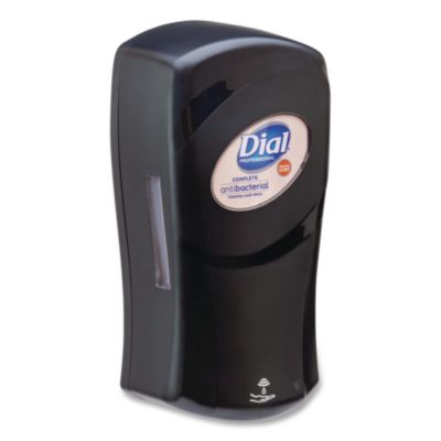 Dial Professional Fit Universal Touch Free Dispenser, 1 L, 4 X 5.4 X 11.2, Slate, 3/carton (16626) DIA16626