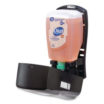 Dial Professional Fit Universal Touch Free Dispenser, 1 L, 4 X 5.4 X 11.2, Slate, 3/carton (16626) DIA16626