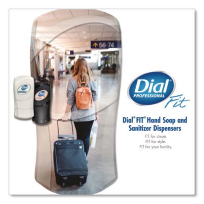 Dial Professional Fit Universal Touch Free Dispenser, 1 L, 4 X 5.4 X 11.2, Slate, 3/carton (16626) DIA16626