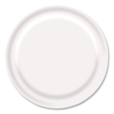 Boardwalk Paper Dinnerware, Plate, 9" dia, White, 1,000/Carton (BWKWH9PLT) BWKWH9PLT