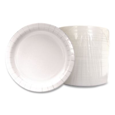 Boardwalk Paper Dinnerware, Plate, 9" dia, White, 1,000/Carton (BWKWH9PLT) BWKWH9PLT