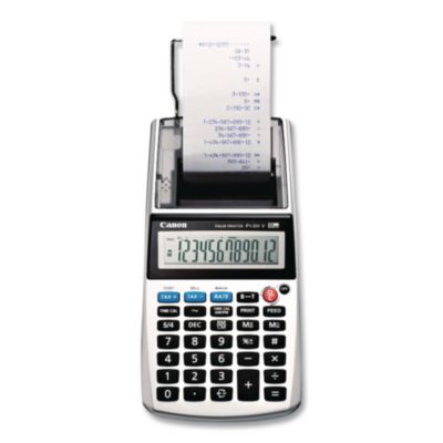 Canon P1-Dhv 12-Digit Palm Printing Calculator, Purple Print, 2 Lines/sec (CNM2203C001) CNM2203C001