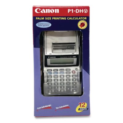 Canon P1-Dhv 12-Digit Palm Printing Calculator, Purple Print, 2 Lines/sec (CNM2203C001) CNM2203C001