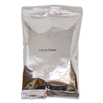 Distant Lands Coffee Coffee Portion Packs, 1.5oz Packs, French Roast, 42/Carton (308042) JAV308042