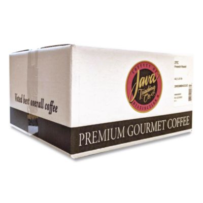 Distant Lands Coffee Coffee Portion Packs, 1.5oz Packs, French Roast, 42/Carton (308042) JAV308042