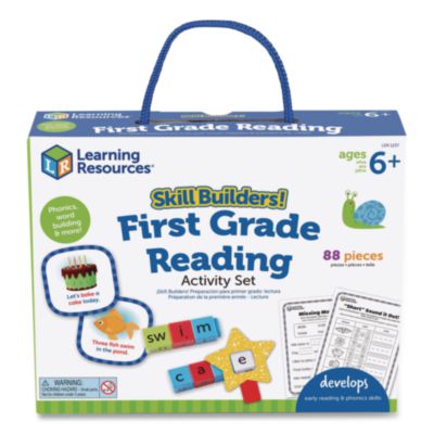 Learning Resources® Skill Builders! First Grade Reading Activity Set