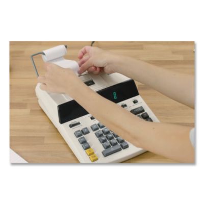 Canon CP1213DIII 12-Digit Heavy-Duty Commercial Desktop Printing Calculator, Black/Red Print, 4.8 Lines/Sec (CNM9933B001) CNM9933B001