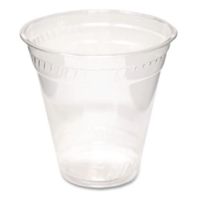 Fabri-Kal Greenware Cold Drink Cups, 12 oz to 14 oz, Clear, Squat, 1,000/Carton (GC12S) FABGC12S