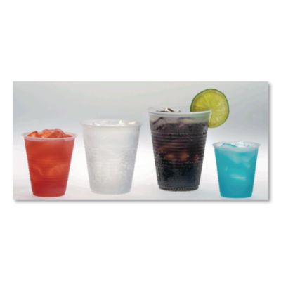 Fabri-Kal RK Ribbed Cold Drink Cups, 5 oz, Clear, 100/Bag, 25 Bags/Carton (RK5) FABRK5