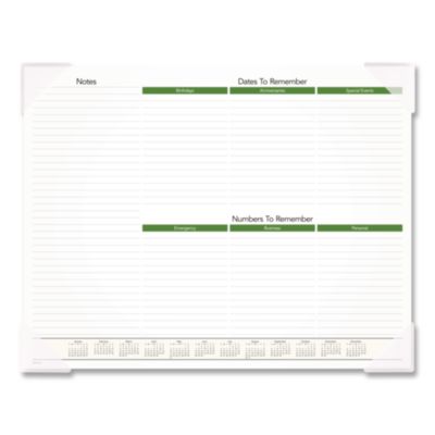 AT-A-GLANCE Puppies Monthly Desk Pad Calendar, Puppies Photography, 22 x 17, White Sheets, Clear Corners, 12-Month (Jan to Dec): 2025 (AAGDMD16632) AAGDMD16632