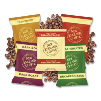 New England Coffee Coffee Portion Packs, Eye Opener Blend, 2.5 Oz Pack, 24/box (NCF026480) NCF026480