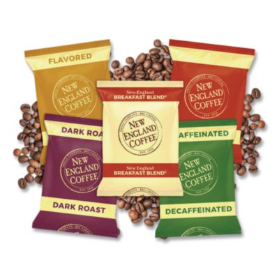 New England Coffee Coffee Portion Packs, Hazelnut Creme, 2.5 Oz Pack, 24/box (NCF026530) NCF026530