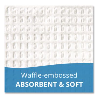 TIDI Ultimate Medical Towels, Waffle Embossed, 3-Ply, 13 x 18, White, 500/Carton (BHC918101) BHC918101