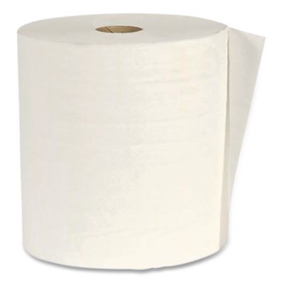 American Paper Converting Hardwound Paper Towel Roll, Virgin Paper, 1-Ply, 7.88" x 800 ft, White, 6/Carton (W80166) APAW80166