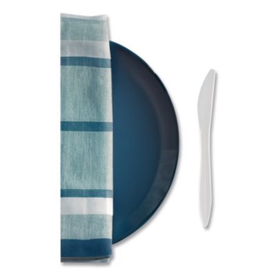 Berkley Square Mediumweight Polypropylene Cutlery, Knife, Plastic, White, 1,000/Carton (BSQ1011000) BSQ1011000