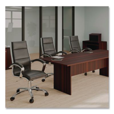 Alera Valencia Series Under-Counter File Organizer, 6 Sections, 15.75" x 9.88" x 10.88", Mahogany (ALEVA316012MY) ALEVA316012MY