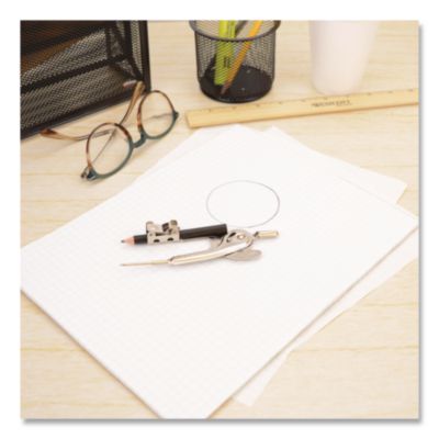 Westcott Ball Bearing Compass, 13" Diameter, Metal, Metallic Color (ACM12201) ACM12201