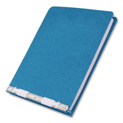 ACCO Presstex Covers With Storage Hooks, 2 Posts, 6" Capacity, 11 X 8.5, Light Blue (ACC54052) ACC54052