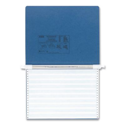 ACCO Presstex Covers With Storage Hooks, 2 Posts, 6" Capacity, 14.88 X 11, Light Blue (ACC54072) ACC54072