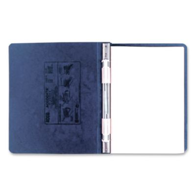 ACCO Presstex Covers With Storage Hooks, 2 Posts, 6" Capacity, 11 X 8.5, Light Blue (ACC54122) ACC54122
