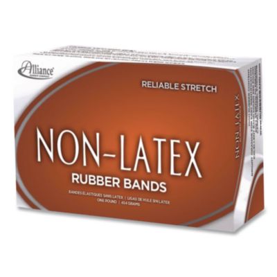 Alliance Non-Latex Rubber Bands, Size 33, 0.04" Gauge, Orange, 1 Lb Box, 720/box (ALL37336) ALL37336