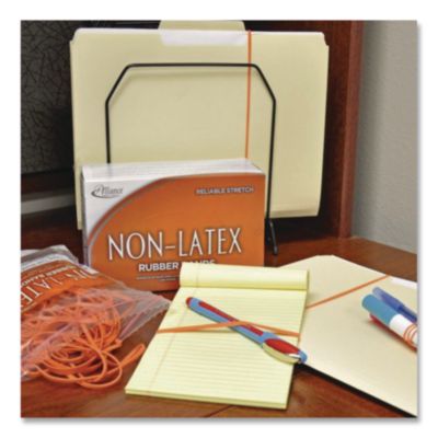 Alliance Non-Latex Rubber Bands, Size 33, 0.04" Gauge, Orange, 1 Lb Box, 720/box (ALL37336) ALL37336