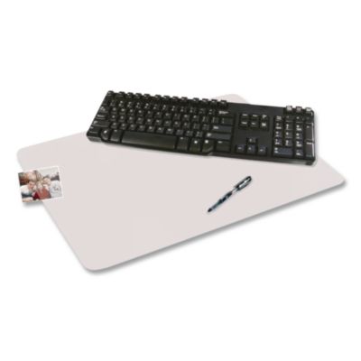 Artistic Eco-Clear Desk Pad with Antimicrobial Protection, 17 x 22, Clear (AOP7030) AOP7030