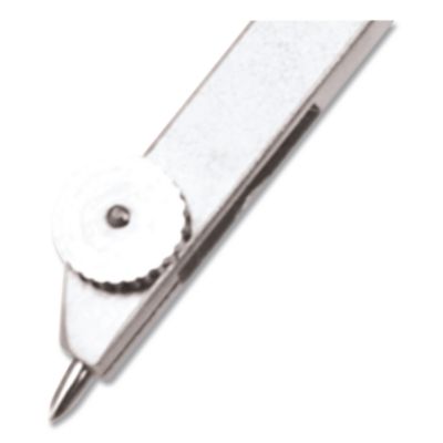 Chartpak Masterbow Compass, 10" Maximum Diameter, Steel, Chrome (CHA401N) CHA401N