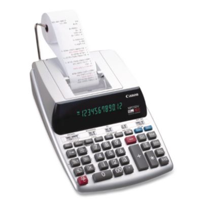 Canon MP25DV 12-Digit Ribbon Printing Calculator, Black/Red Print, 4.3 Lines/Sec CNM2202C001
