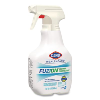 Clorox Healthcare Fuzion Cleaner Disinfectant, Unscented, 32 Oz Spray Bottle, 9/carton (CLO31478) CLO31478