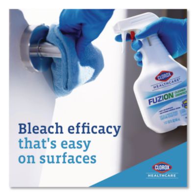 Clorox Healthcare Fuzion Cleaner Disinfectant, Unscented, 32 Oz Spray Bottle, 9/carton (CLO31478) CLO31478