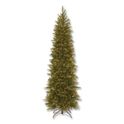 National Tree Company® Pre-Lit Grande Fir Pencil Slim Tree