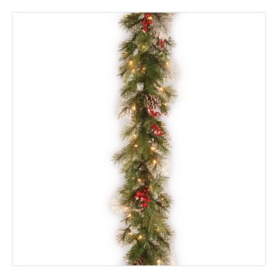National Tree Company® Pre-Lit Wintry Pine Garland
