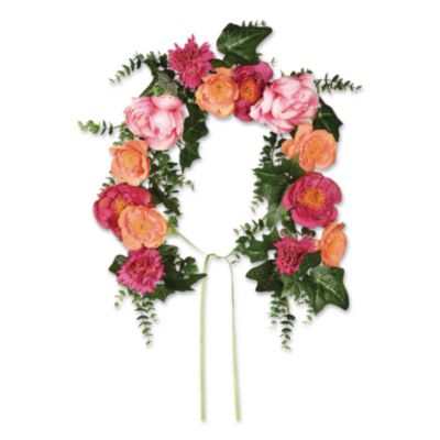 National Tree Company® Spring Flowers Mailbox Swag