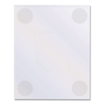 C-Line Cubicle Keepers Hook and Loop-Backed Display, 9.2 x 11.41, Velcro Mount, Clear, 2/Pack (CLI38911) CLI38911