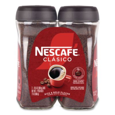 Nescafé® Clasico™ Dark Roast Instant Coffee - Jar 2-Pack