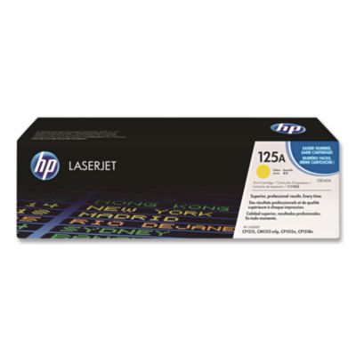 HP 125A, (CB542A) Yellow Original LaserJet Toner Cartridge HEWCB542A