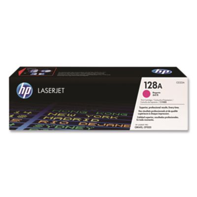 HP 128A, (CE323A) Magenta Original LaserJet Toner Cartridge HEWCE323A