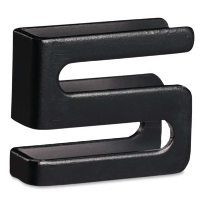 Alera Wire Shelving S Hooks, Metal, Black, 4 Hooks/pack (ALESW59SHBL) ALESW59SHBL
