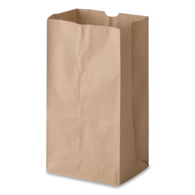 General Grocery Paper Bags, #20 Size, Extra-Heavy-Duty, 8.25" x 5.25" x 16.13", Natural, 500/Bundle (BAGGX2060) BAGGX2060
