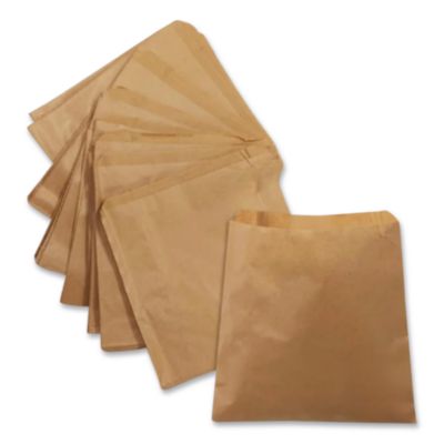 Duro Bag Kraft Paper Bags, 8.5" X 11", Brown, 2,000/carton (BAGMK85112000) BAGMK85112000