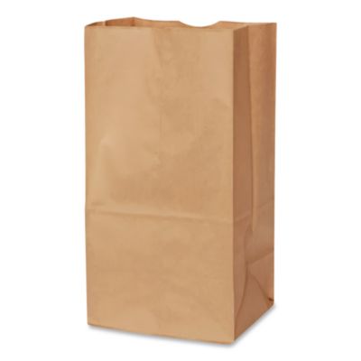 General Grocery Paper Bags, #8 Size, Heavy-Duty, 6" x 3.88" x 12.5", Natural, 500/Bundle (BAGGH8500) BAGGH8500