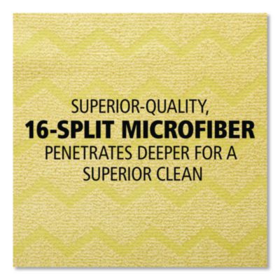 Rubbermaid Commercial HYGEN Microfiber Bathroom Cloth (Q610) RCPQ610