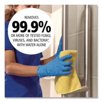 Rubbermaid Commercial HYGEN Microfiber Bathroom Cloth (Q610) RCPQ610