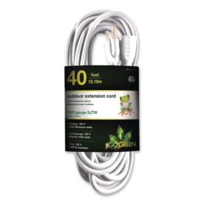 GoGreen Power 16 AWG Outdoor Extension Cord