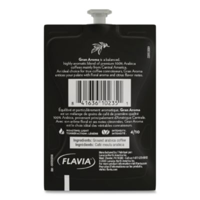 FLAVIA Gran Aroma Coffee Freshpack, Gran Aroma, 0.32 oz Pouch, 76/Carton (LAV48087) LAV48087