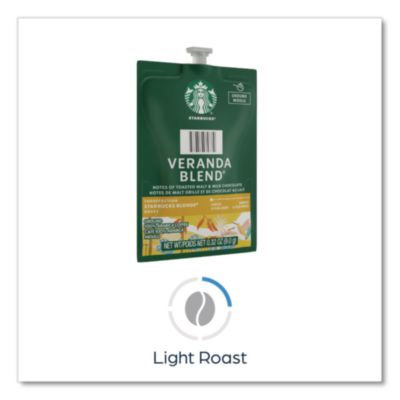 FLAVIA Starbucks Veranda Blend Coffee Freshpack, Veranda Blend, 0.32 oz Pouch, 76/Carton (LAV48102) LAV48102